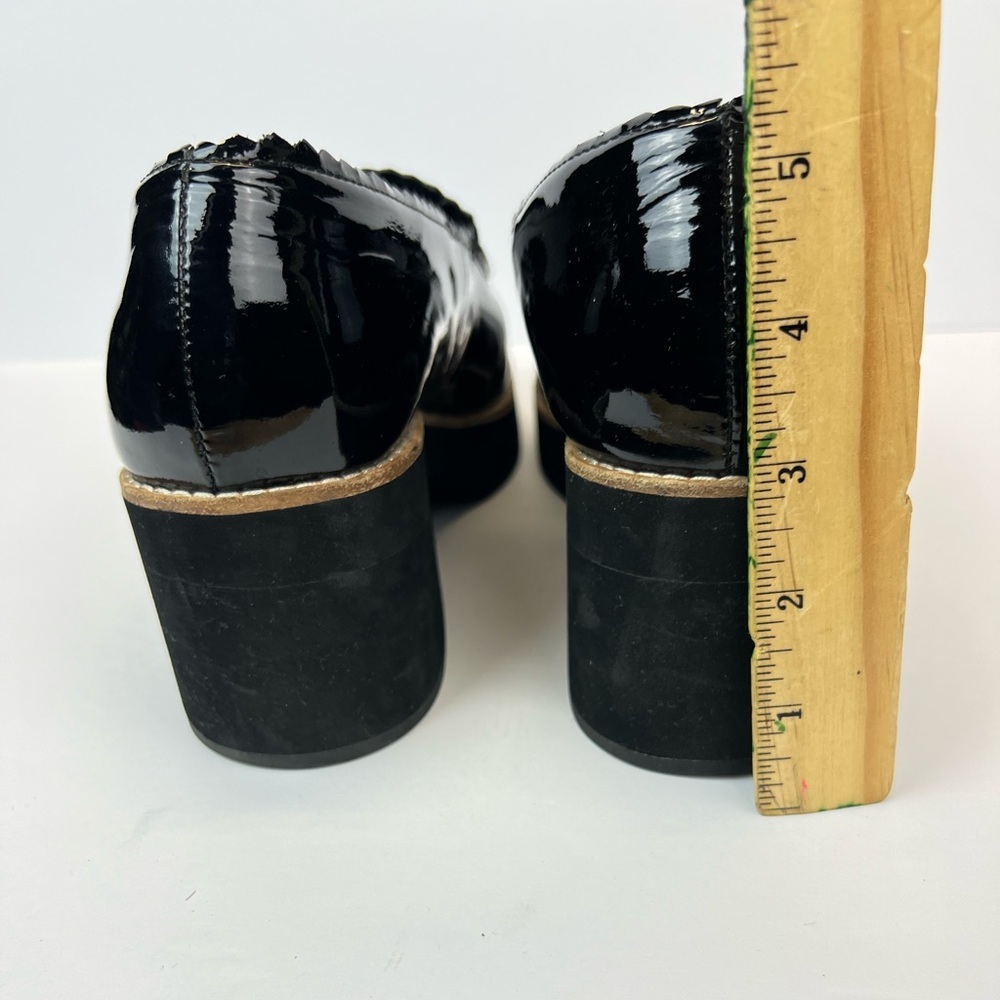 Eileen Fisher Black Patent Leather Loafers - Picture 8 of 9